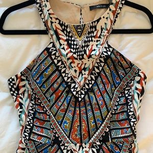 Long tribal pattern dress